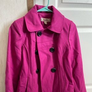 Decree pink pea coat